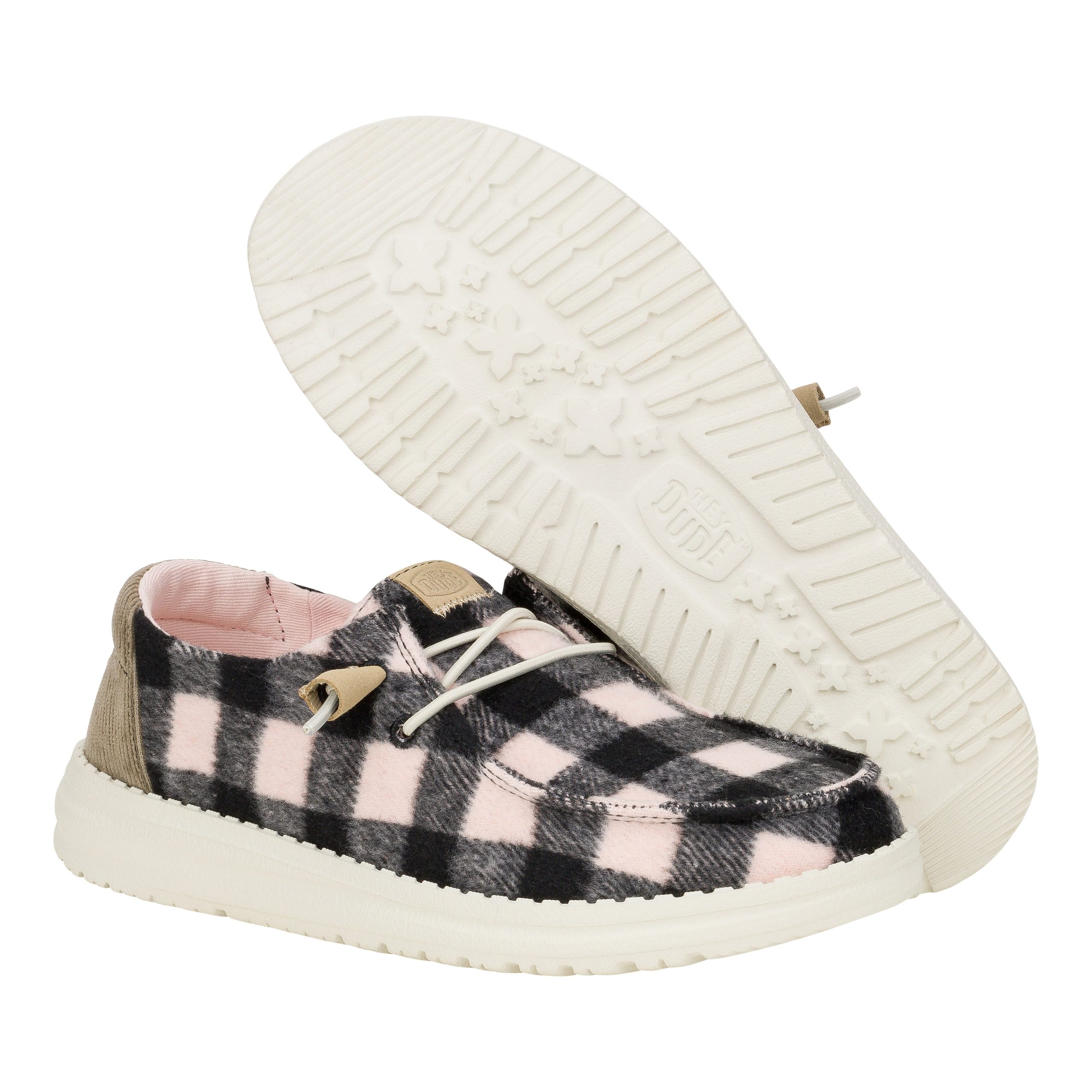Wendy Buffalo Plaid – Pale Pink/Black - Image 4