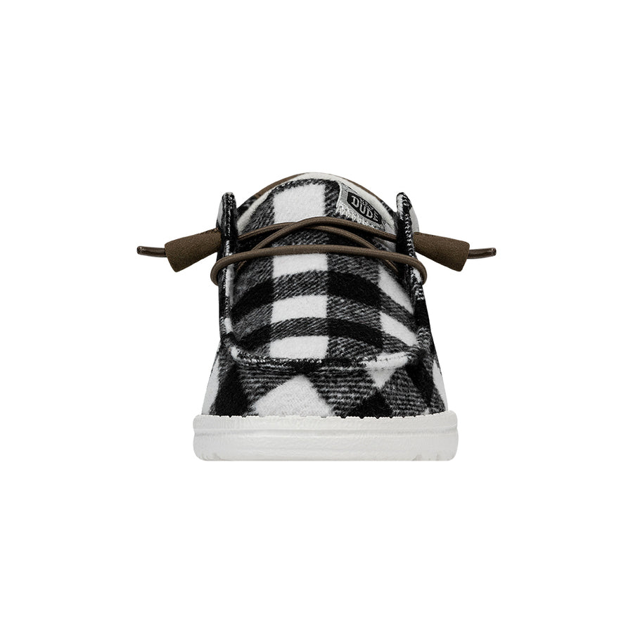 Wendy Buffalo Plaid – White and Black Plaid - Image 4