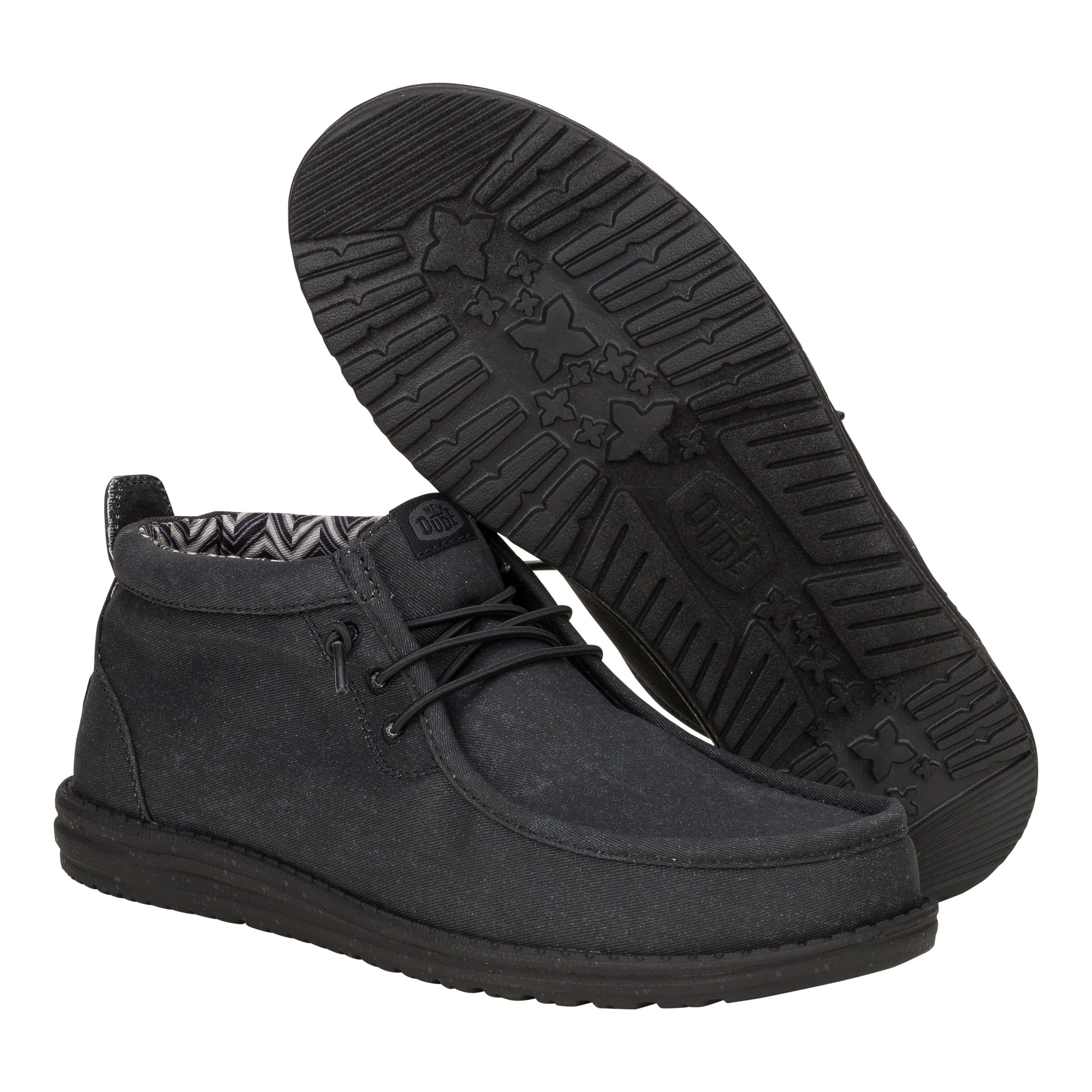 Wally Mid Stretch Canvas – Black/Black - Image 3