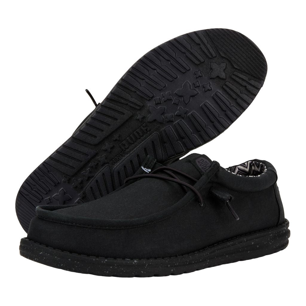 Wally Stretch Canvas Wide – Black/Black - Image 3
