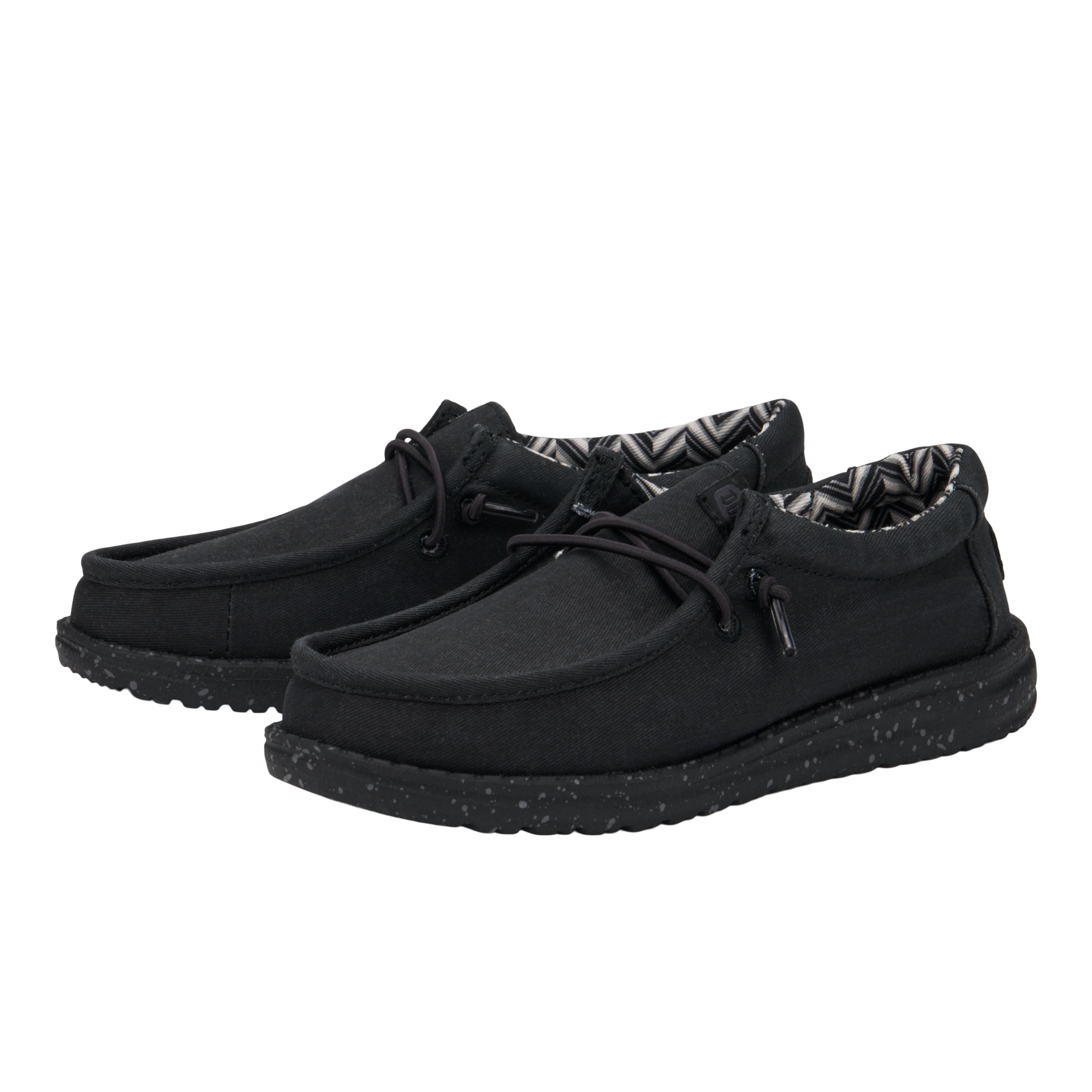 Wally Youth Stretch Canvas – Black/Black - Image 2