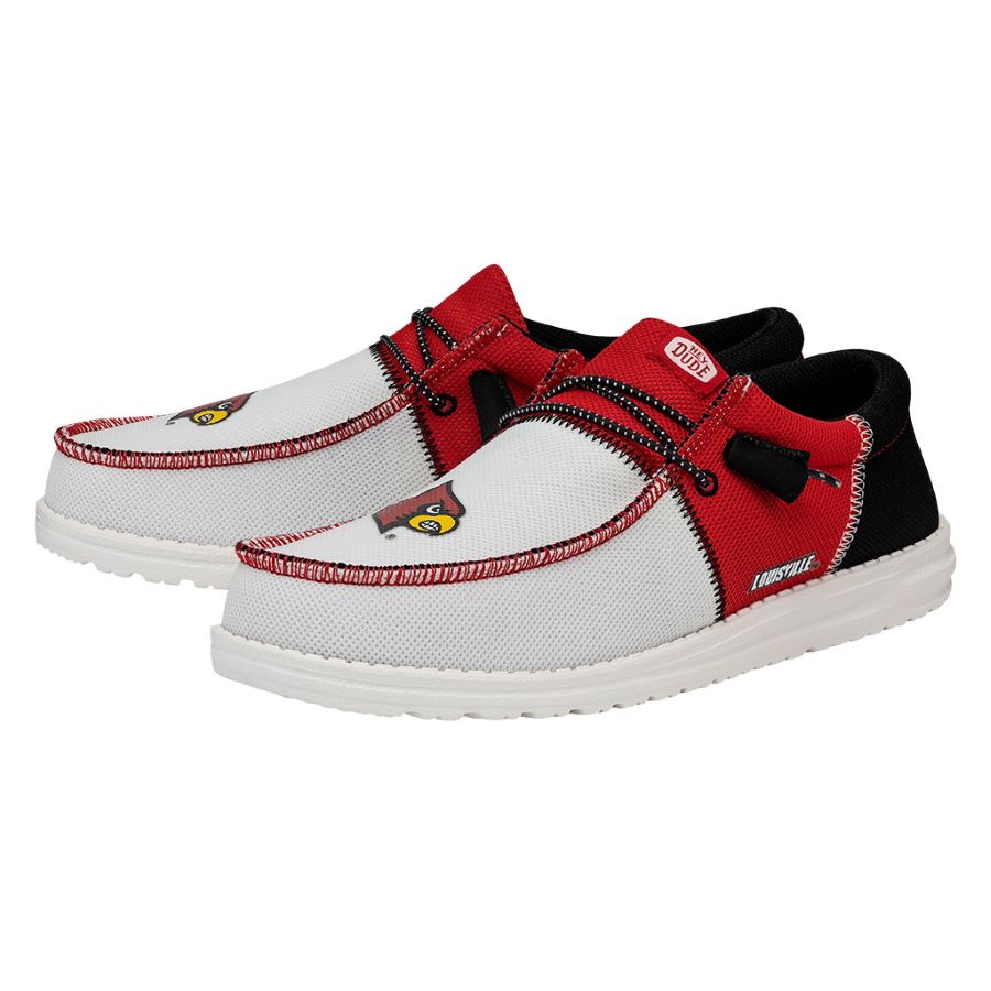 Men's Wally Tri Louisville Cardinals – Louisville Red/Black - Image 3