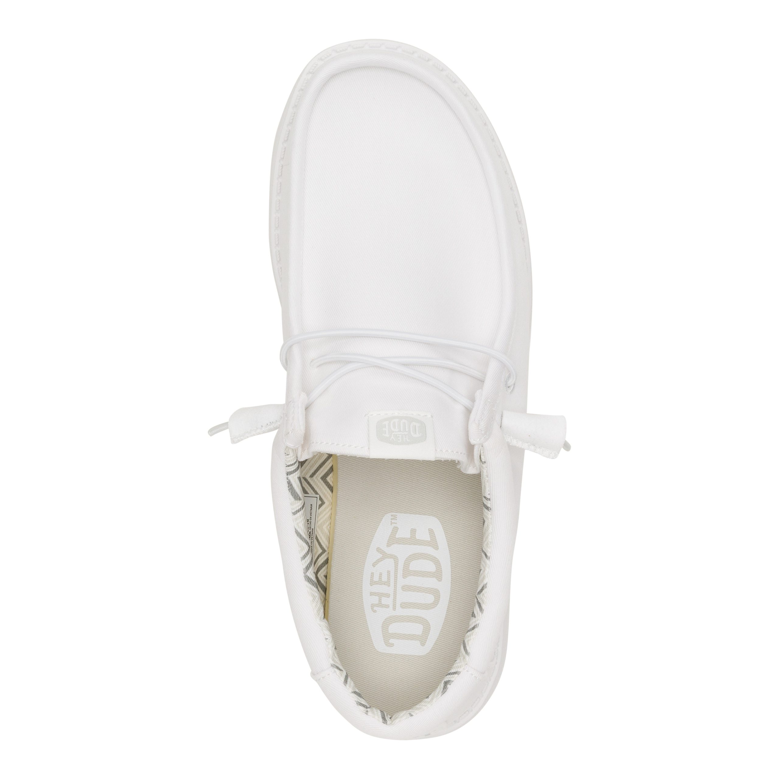 Wally Stretch Canvas Wide – White/White - Image 6