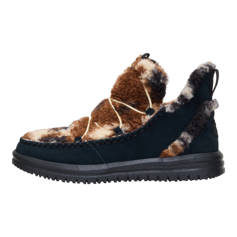 Camden Suede Cozy – Black Multi/Black