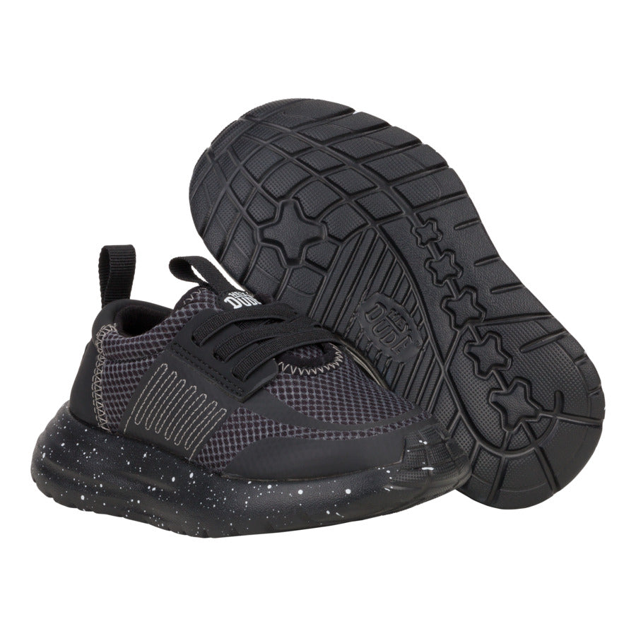 Sirocco Play Toddler Varsity – Black/Black - Image 3