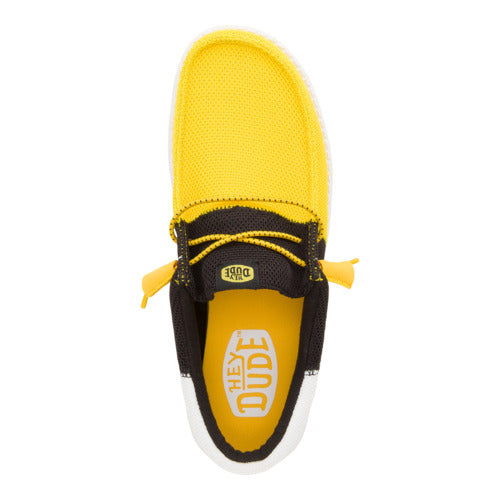 Wally Tri Varsity Mesh – Yellow/Black - Image 6