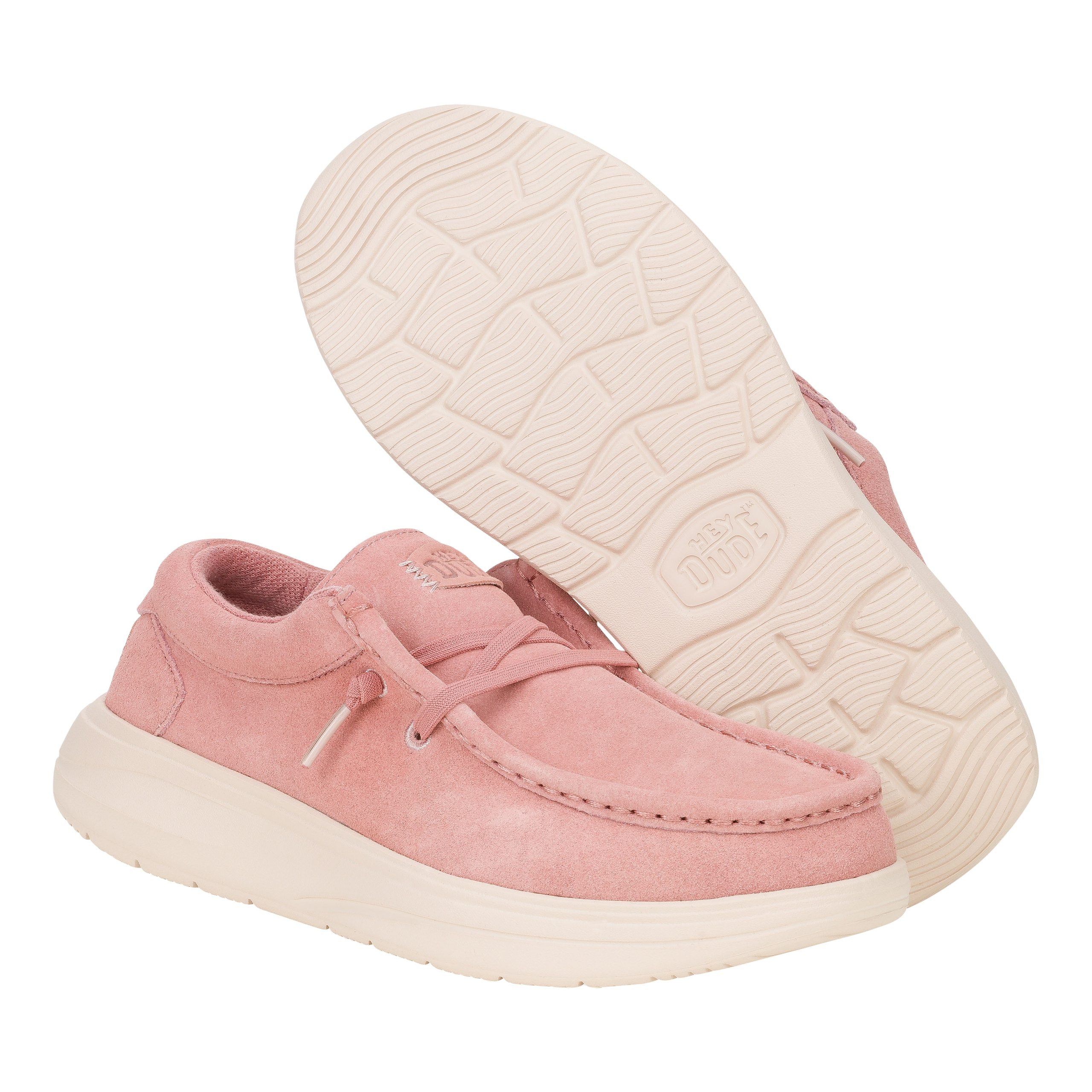 Wendy Comf Suede – Rose Pink/Whisper Pink - Image 4
