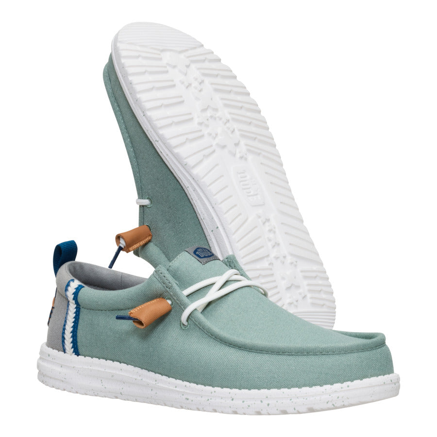Wally Craft Linen – Iceberg Green/Moon Grey - Image 3