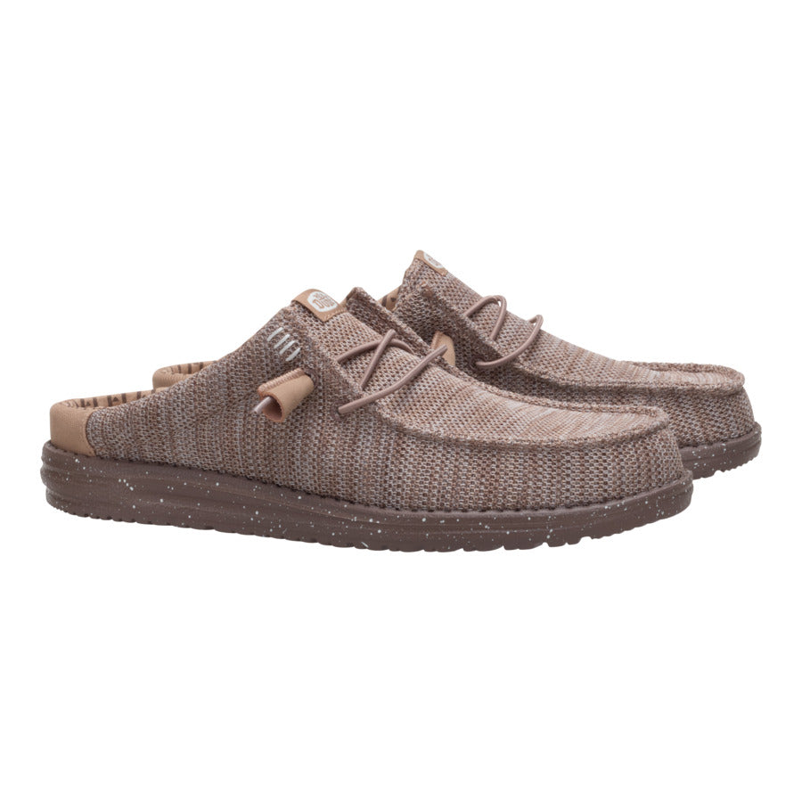 Wally Slip Stretch Sox – Deep Taupe/Chanterelle Tan - Image 2