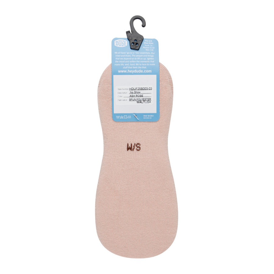 HEYDUDE No Show Sock 3 Pack – Ash - Image 4