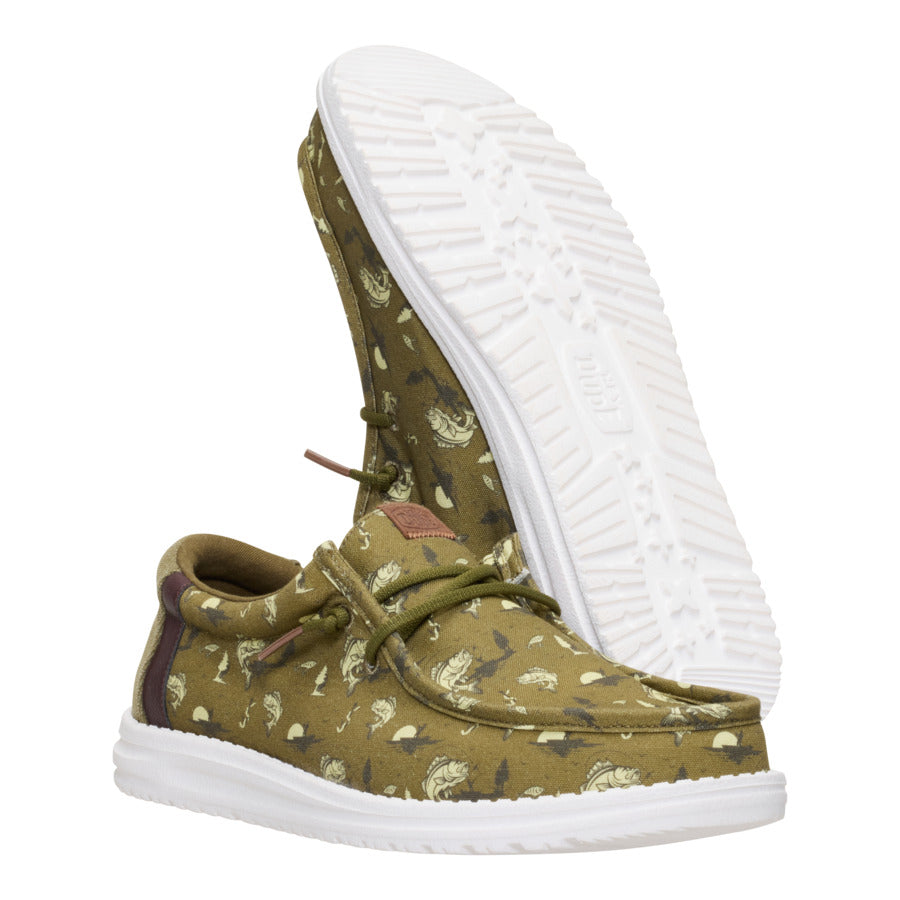 Wally Bass – Burnt Olive/Dark Olive - Image 3