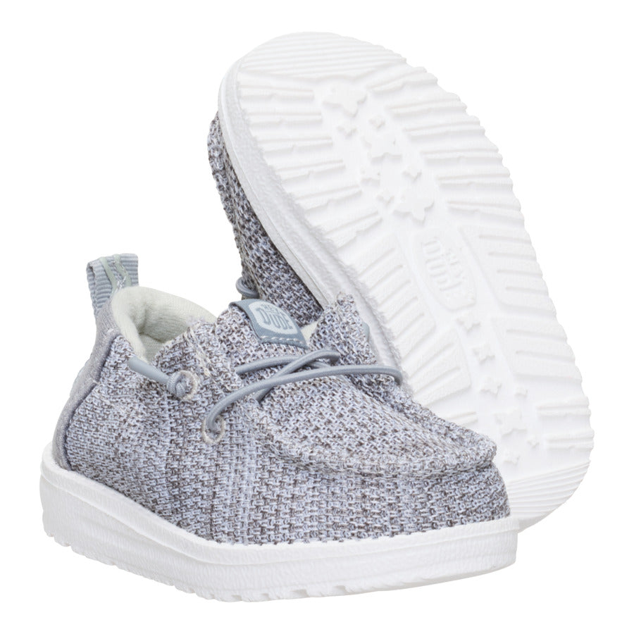 LilDude Slip On Core – Grey/White - Image 3