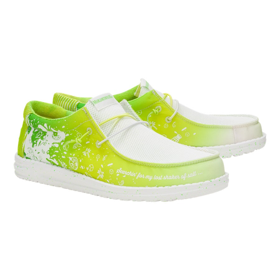 Wally Margaritaville 2 – White/Lime - Image 3