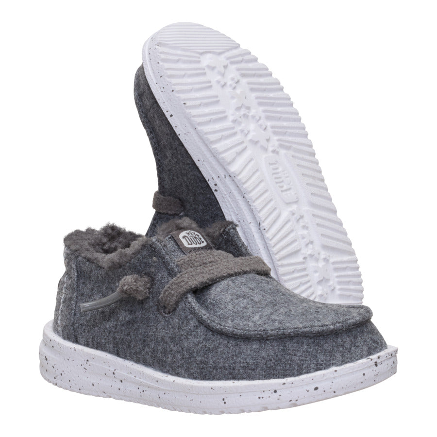Wendy Toddler Wool Cozy – Charcoal - Image 3