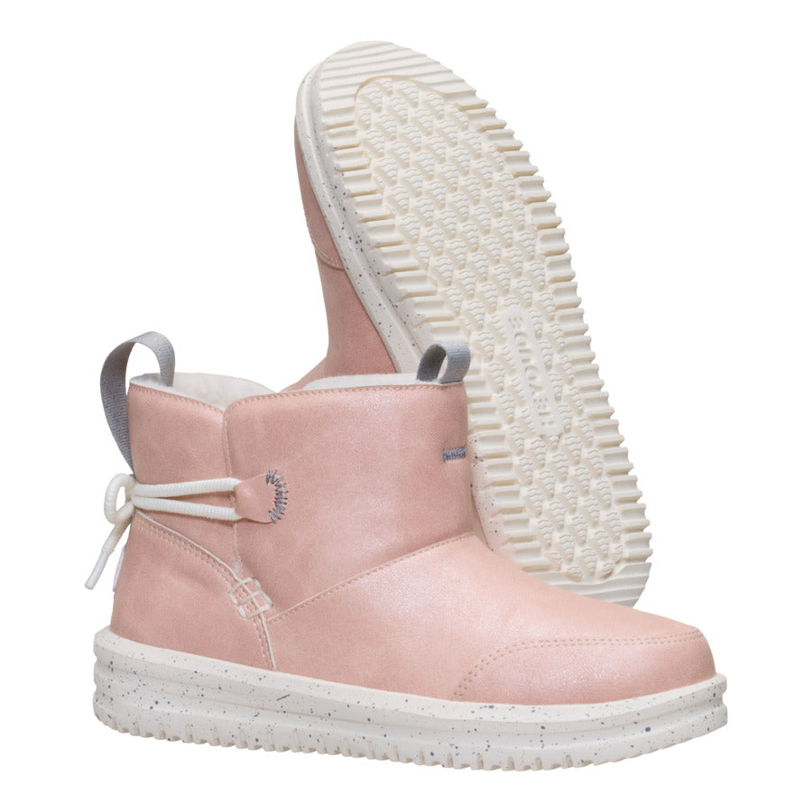 Camden Bow Boot Youth Cozy – Sparkle Pink - Image 3
