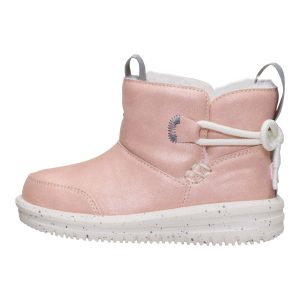 Camden Bow Boot Toddler Cozy – Sparkle Pink