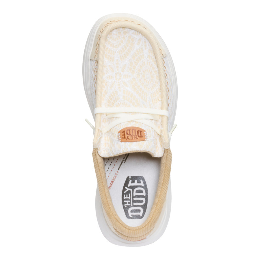 Wendy Comf Patchwork – Ivory/Tan - Image 6