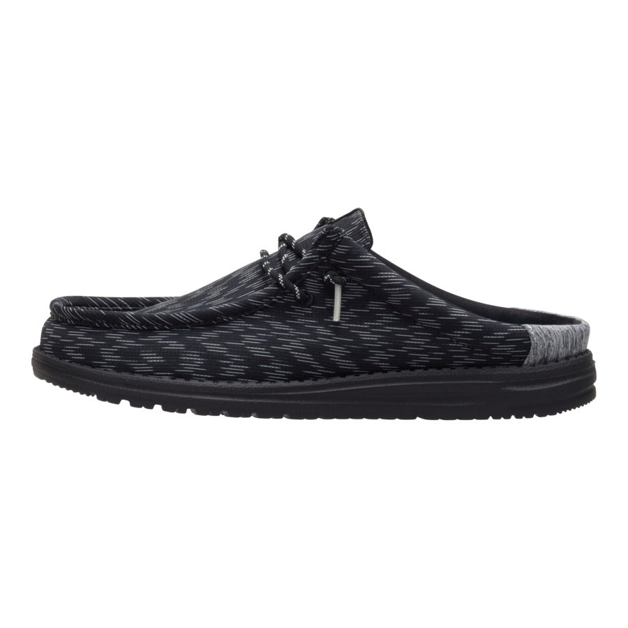 Wally Slip Jersey Jacquard – Black/Monument Grey