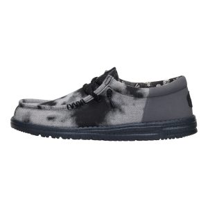 Wally Funk Over Dye – Black/Granite Grey