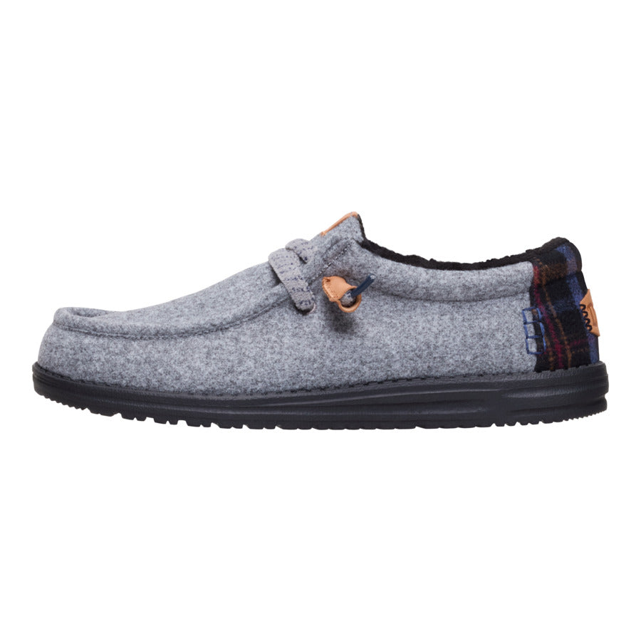 Wally Cozy Plaid – Smoke Grey/Multi
