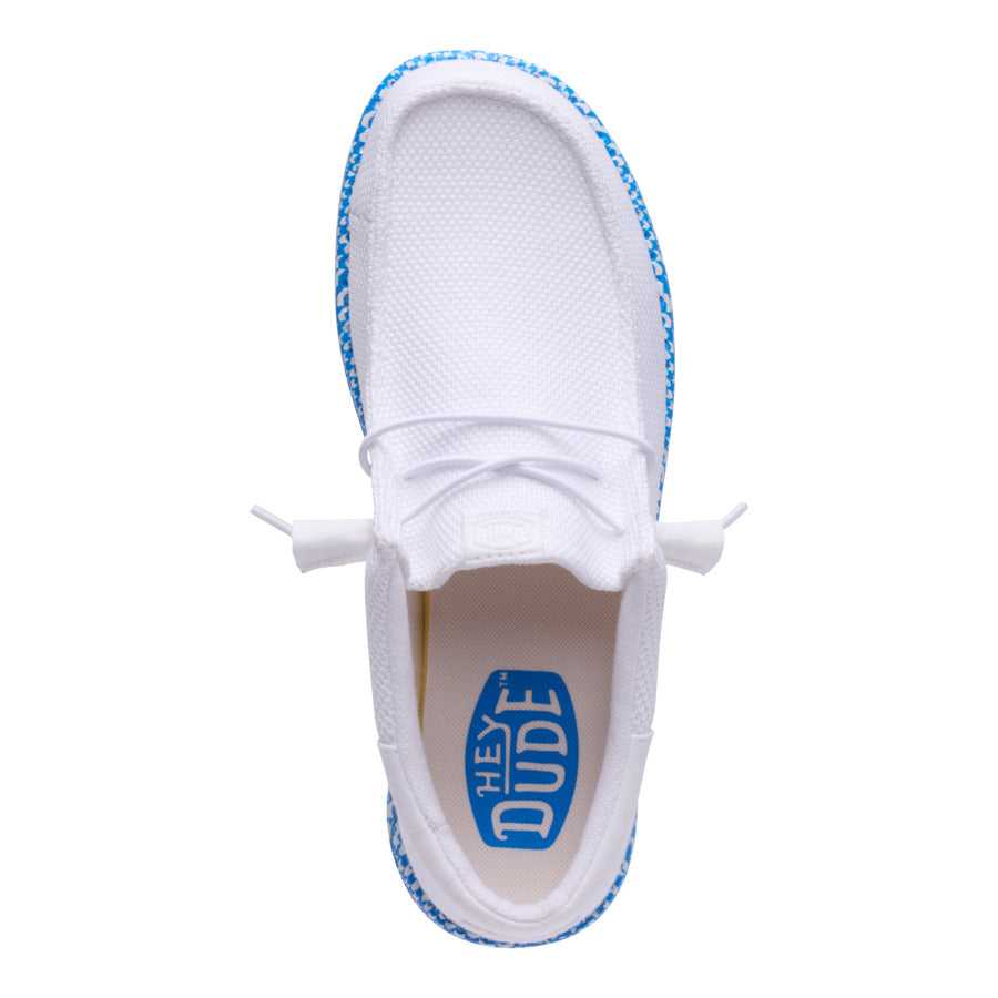 Wally Funk Warped Geo – White/Brilliant Blue - Image 6