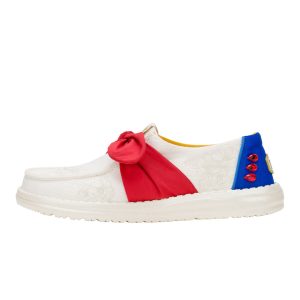 Wendy Bow Snow White – White/Blue/Red