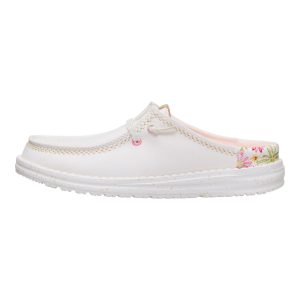 Wendy Slip Embroidered Floral – Off White