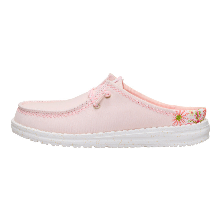 Wendy Slip Embroidered Floral – Pale Pink