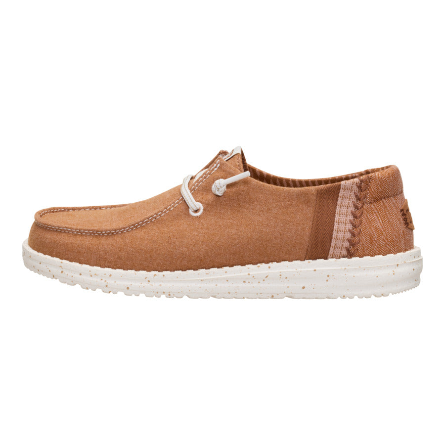 Wendy Break Brushed Linen – Chestnut