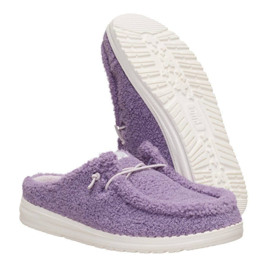 Wendy Slip Sherpa – Purple Ash - Image 3